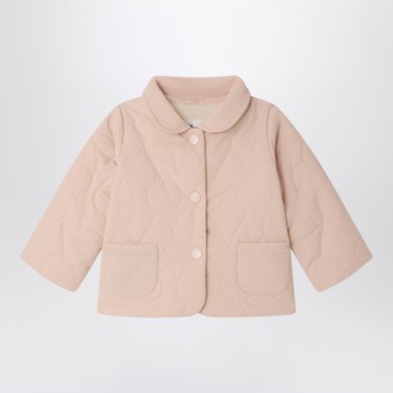 Luno light pink quilted jacket