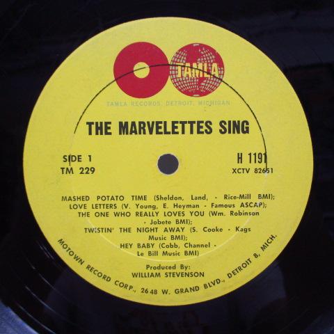 MARVELETTES-The Marvelettes Sing (US '63 Re Mono LP)