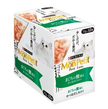Mon Petit 貓倍麗 極上餐包 鮮鮪紅鯛 35公克 X 12入*2組