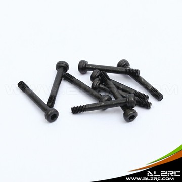 ALZRC 圓頭內六角軸套螺絲 - M2x15mm x 10 SCM2-150