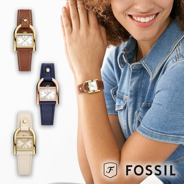【FOSSIL】Harwell系列 ES5264 ES5266 ES5280 馬鞍 夜光 皮革 石英 女錶