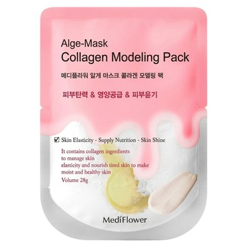 MediFlower 台灣公司貨 SPA海藻軟膜 粉色/膠原  1組  1入