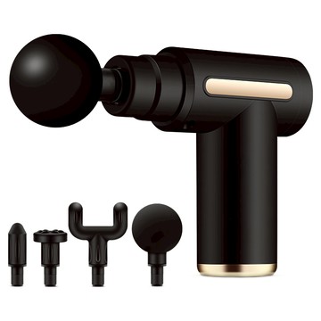 JAR嚴選 Mini輕量型便攜隨身震動式筋膜槍-暗夜黑  不適用