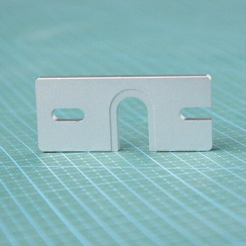 3D打印機配件Reprap Kossel E3DV5/V6熱端長方形固定鋁板噴砂氧化