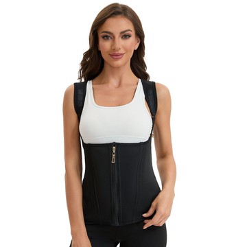 跨境女性胸衣塑身收腹束腰帶廠家爆汗護腰封塑腹帶瘦身腰帶塑身衣鑫弘-素時衣櫥