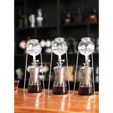 Mongdio冰滴咖啡壺家用滴漏式手沖咖啡冷萃茶滴壺冰萃咖啡器具