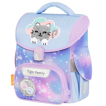 Tiger Family 小學者超輕量護脊書包Pro 2S-雲朵小貓 | Tiger Family