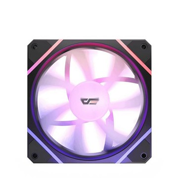 darkFlash DM12 PRO ARGB 反葉 1600轉 PWM 液壓軸承 風扇《黑》