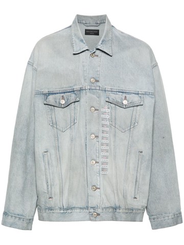 Balenciaga - oversized denim jacket - unisex - Cotton/Cotton - 1 - Blue