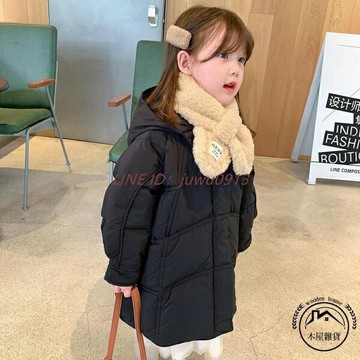 兒童棉服童裝女童外套冬季韓系厚羽絨外套時尚保暖【木屋雜貨】