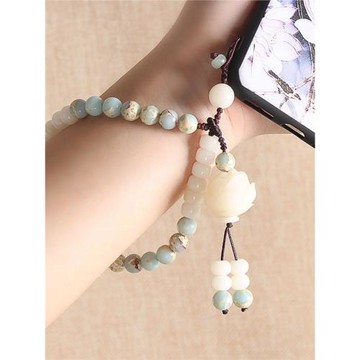 多吉米手機鏈掛繩掛手腕女精致掛件掛飾復古創意古風禪意生日禮物