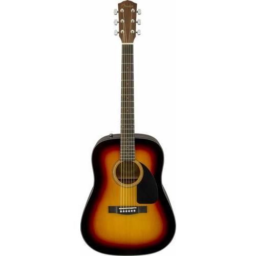 フェンダー エレクトリックアコースティックギター ケース付き Fender CD-60 Dreadnaught Acoustic Guitar (V3) With Case Sunburst Walnut Fi