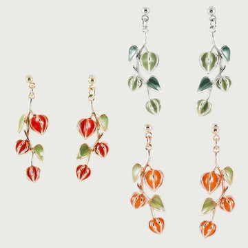 | OSEWAYA | 百人一首 耳環 日本製低敏耳環 純鈦耳針