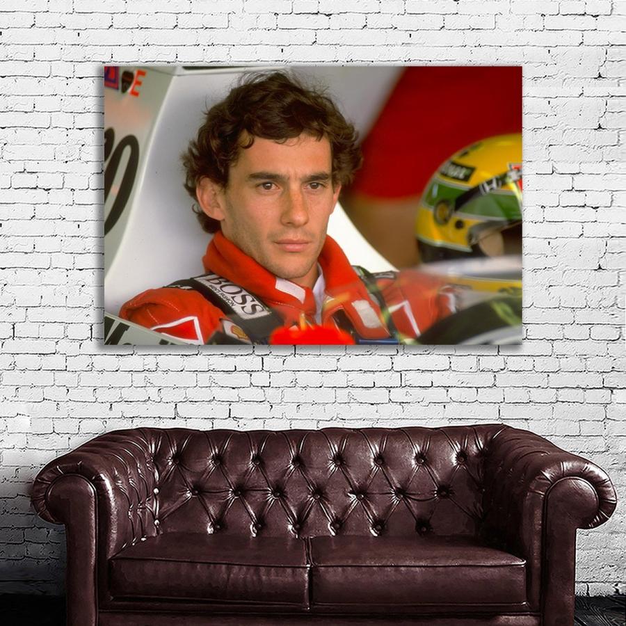 Ayrton Senna アイルトン・セナ 特大 ポスター 約150x100cm 海外 F1 インテリア グッズ 絵 雑貨 写真 フォト アート 大判 大 28