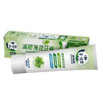 家樂福清新薄荷牙膏
