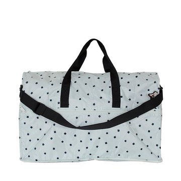 【HAPI+TAS】日本原廠授權 摺疊旅行袋 (大)- 薄荷躲貓貓