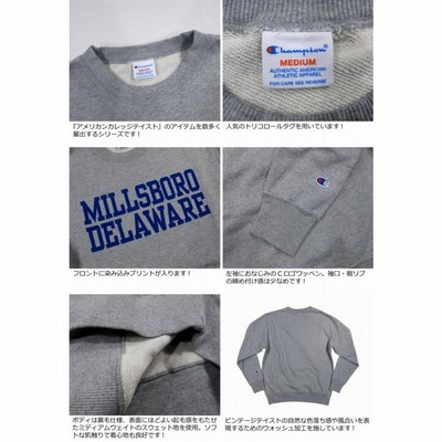 Champion チャンピオン トリコロールタグ カレッジプリント