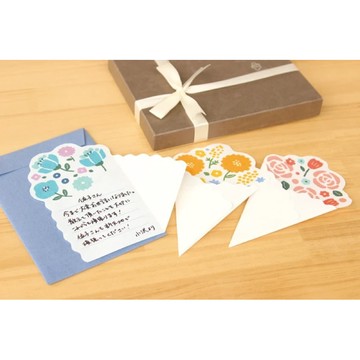 【JAFN】台灣現貨🔥日本信件套裝 古川紙工 黃花