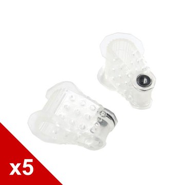 糊塗鞋匠 優質鞋材 J04 A字磁石腳趾間隔墊 5雙