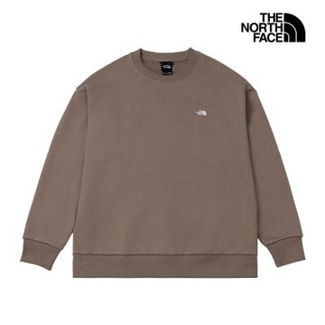 【The North Face 官方旗艦】北面UE男款褐色重磅保暖長袖大學｜8ATP2H9