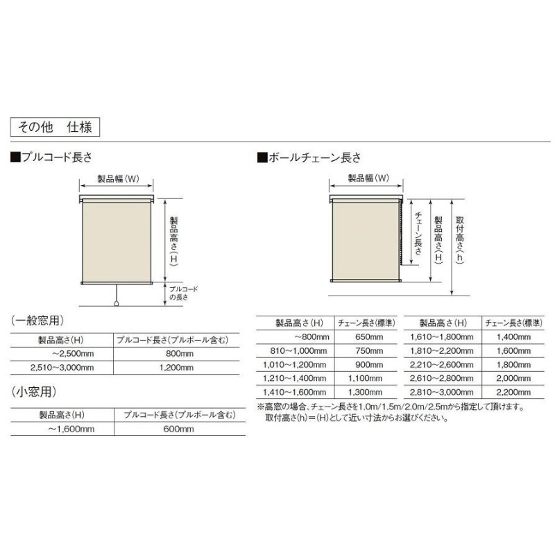 ロールスクリーン ざっくりナチュラル生地 一般窓用 プルコート式 特注