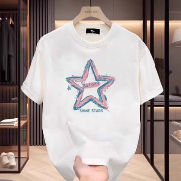 【董小姐】 美式復古上衣 元氣少女短袖 古著  復古 oversize t恤 ins 風 韓系衣服 顯瘦 女生上衣 ov