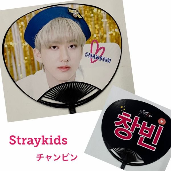 Straykids チャンビン ストレイキッズ スキズ ミドルサイズ うちわ 写真入り 韓流 グッズ mij079-4 通販  LINEポイント最大0.5%GET | LINEショッピング