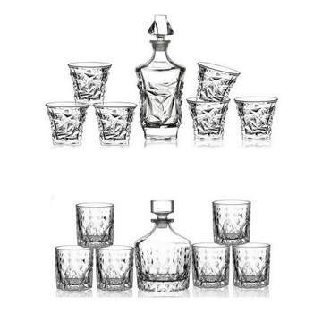 北歐輕奢威士忌洋酒杯套裝水晶玻璃酒樽醒酒器ins風酒具家用酒壺