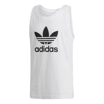adidas originals Trefoil Logo Sleeve less Sport Vest Men's White