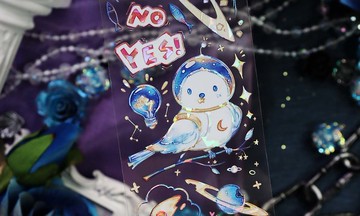 星途航游 PET 紙膠帶 貝殼光 5米卷