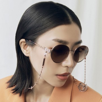 Miro Piazza｜STAR 時尚藝術太陽眼鏡多功能吊鏈（玫瑰金）