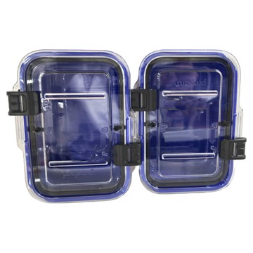 prepara 沛樂生活 食物保鮮盒 2個 美國沛樂Latchlok Color Box [4號]  藍色 700ml  1組