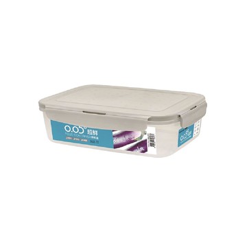 樂扣樂扣O.O5長型保鮮盒1400ML - 米灰蓋