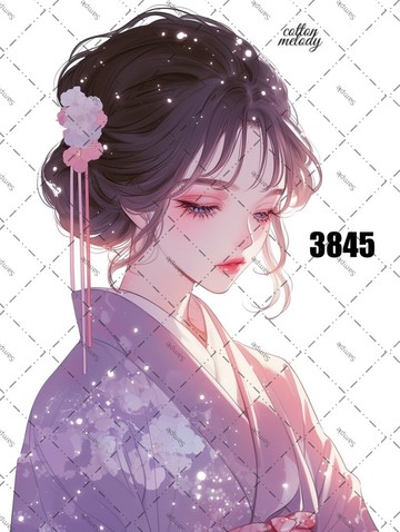 原廠貼紙 no.3845 人物貼紙 原創貼紙 原創人物貼紙 裝飾貼紙 棉旋律