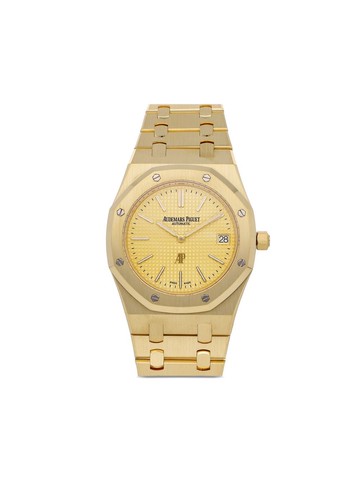 Audemars Piguet - 2017 pre-owned Royal Oak "Jumbo" Extra-Thin 39mm - unisex - 18kt Yellow Gold - One Size