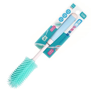 UdiLife 優的生活大師 百研 直柄矽膠杯刷 29 x 5  藍色 + 綠色  1個