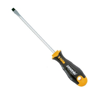 【FELO】ERGONIC400超軟柄一字起子Θ-6.0x1.2x150mm