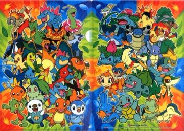 最初的3只集合A4文件夾精靈寶可夢口袋妖怪中心限定