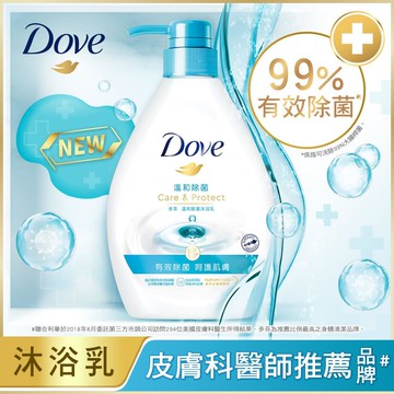 多芬溫和除菌沐浴乳 1000ml