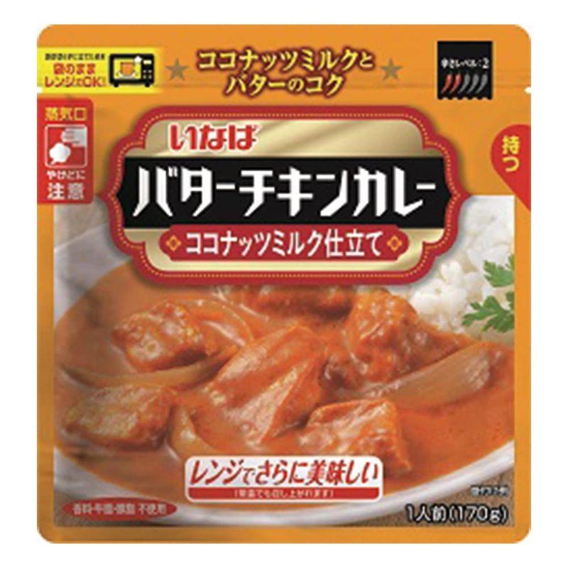 いなば食品 バターチキンカレー 170g×6袋入×(2ケース)