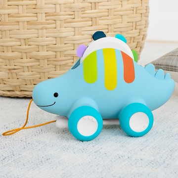 真心彌月禮-【SKIP HOP】E&M三合一互動式手鼓小恐龍