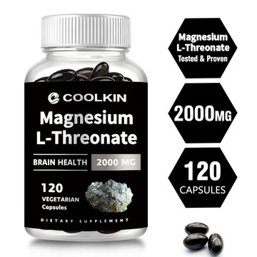 Coolkin鎂軟膠囊144毫克(來自 2000 毫克L-蘇糖酸鎂)🥡，60/120粒軟膠囊