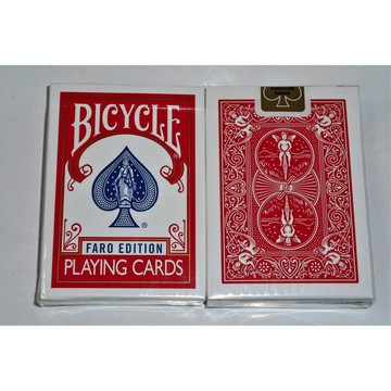 【USPCC撲克】限量 Gilded Bicycle Faro (Red) 撲克牌-S103049630