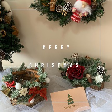 sueing_blossom 永生雪松聖誕燭台 聖誕節 聖誕禮物 交換禮物 生