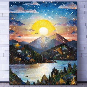 💛盒裝💛台灣製造💛 新款5D鑽石畫 DIY鑽石貼畫 手作 手工點鑽畫 大幅 新年鑽貼 黏鑽畫 水鑽 立體貼鑽畫 滿鑽