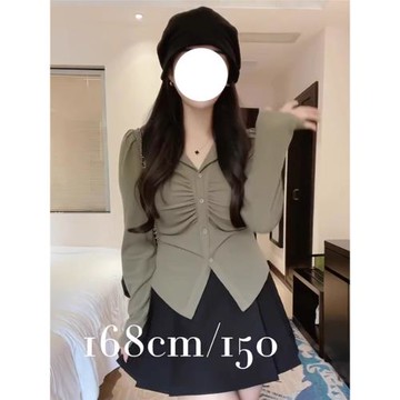 大碼v領長袖t恤女秋季2026新款別致內搭打底衫設計感小眾顯瘦上衣