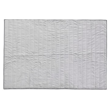 HOLA 和樂家居 WARM TOUCH石墨烯法蘭絨三人沙發保潔墊  180 x 165 x 0.8cm  霧灰