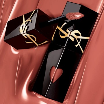 【YSL】【專屬刻字】光唇釉#440｜玫瑰香檳 ｜星座刻字唇膏禮｜射手座生日禮物