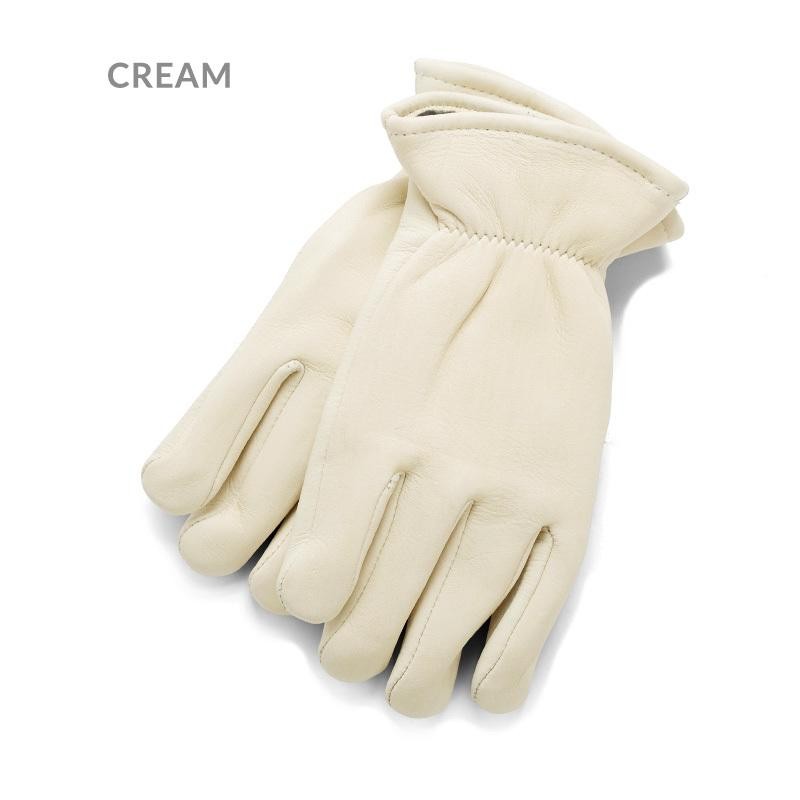 CHURCHILL GLOVE（チャーチルグローブ）裏地付 CREAM S-