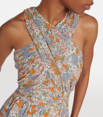 Veronica Beard Florencia floral silk maxi dress